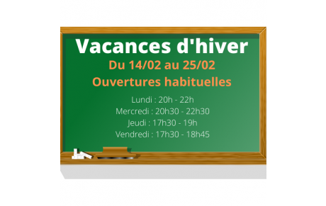 Pendant les vacances d'Hiver