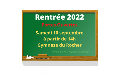 Portes ouvertes le 10 septembre