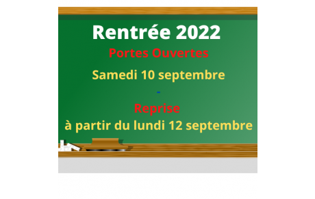 Rentrée et reprise des entrainements - Saison 2023